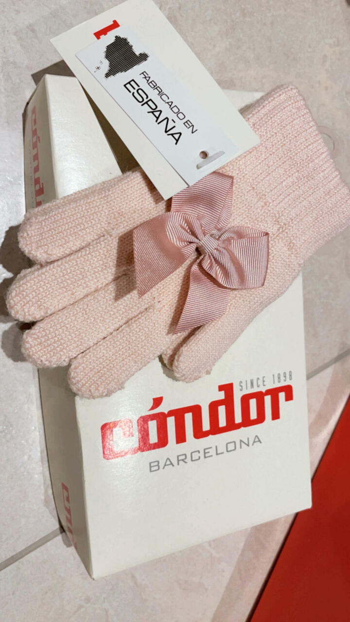 Condor merino wool gloves with ties