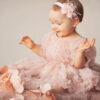 DOLLY Frilly kleit Ballet Pink