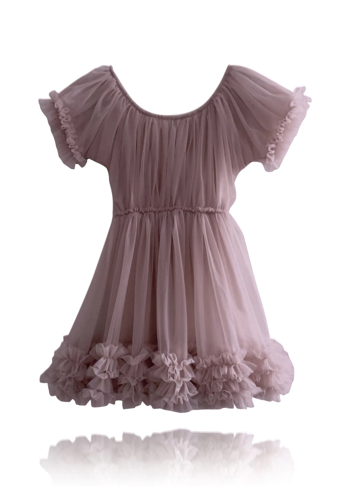 DOLLY Frilly kleit Mauve
